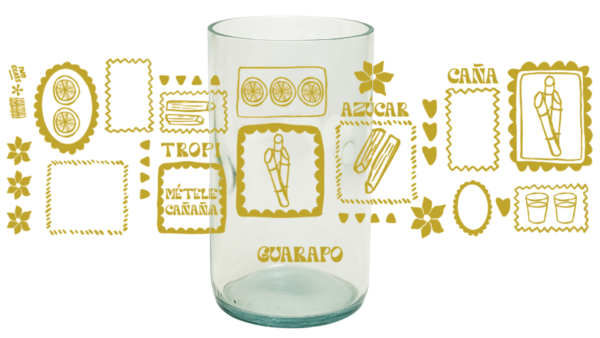 cali frutas two glass