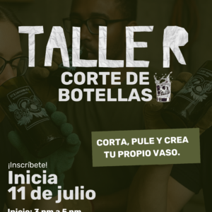 taller corte de botellas two glass
