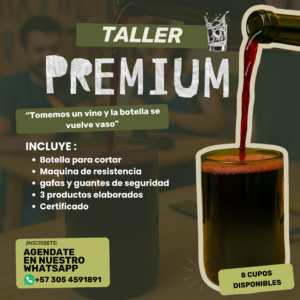 taller corte de botellas cali two glass
