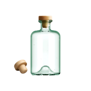 botella de lujo two glass